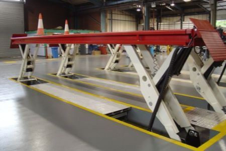 Stertil-Koni SKYLIFT Platform Lift Automatic Pit Cover Plates