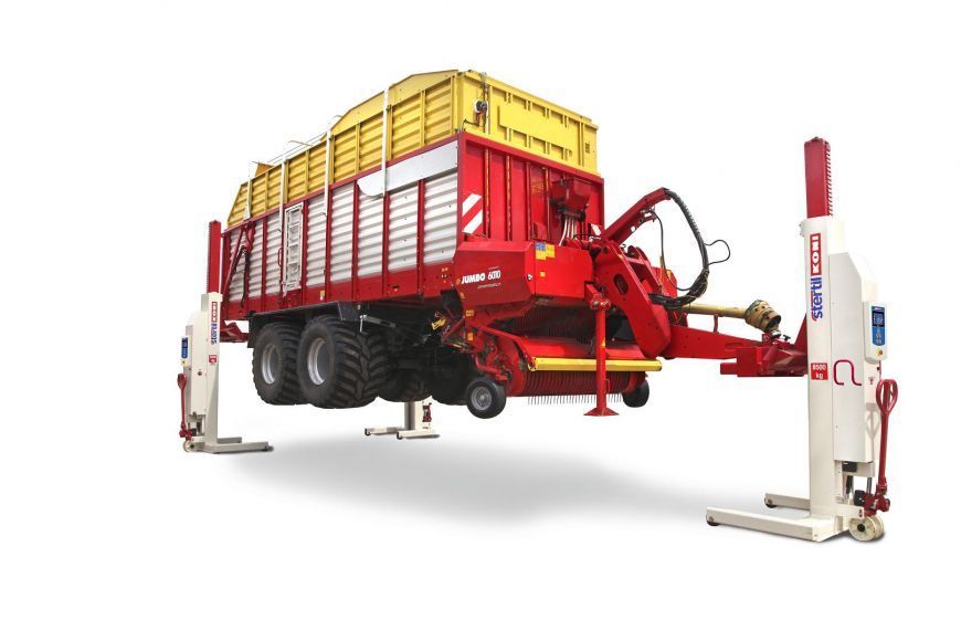 Agricultural multipurpose adapter, Stertil-Koni, mobile column lifts