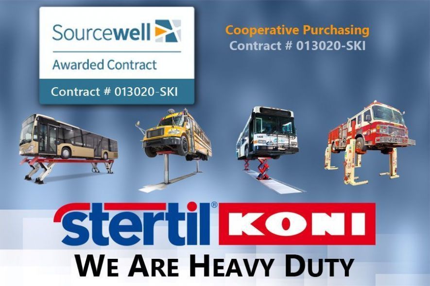 Stertil-Koni Heavy Duty Bus Lift Piston DIAMONDLIFT