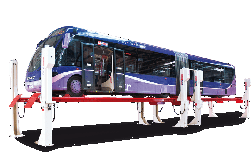 Stertil-Koni Heavy Duty Hydraulic Bus Lift 4-Post Lift