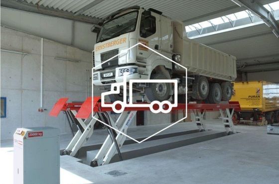 Stertil-Koni Hydraulic Truck Lift - Platform SKYLIFT