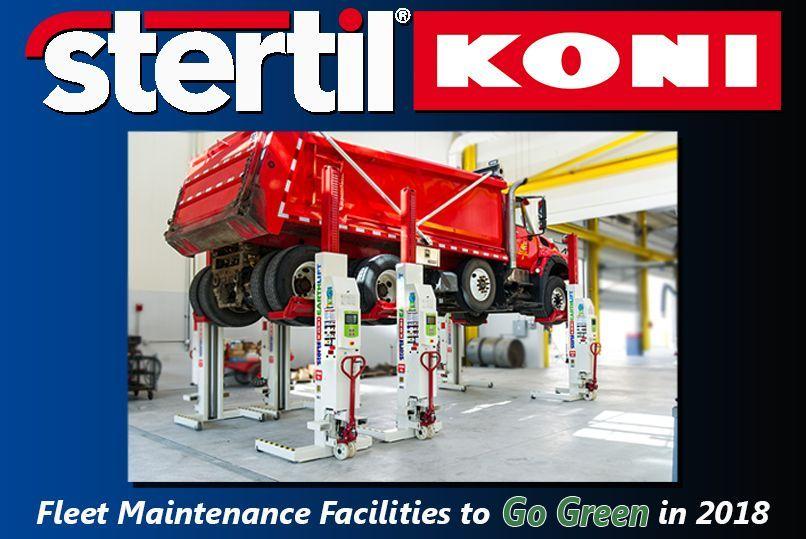 Stertil-Koni, EARTHLIFT, green, lifts, mobile column, DIAMONDLIFT, ECOLIFT, heavy duty vehicle lifts, vehicle lifts, Tesla, electric trucks, planet earth, carbon footprint, wireless mobile column lift