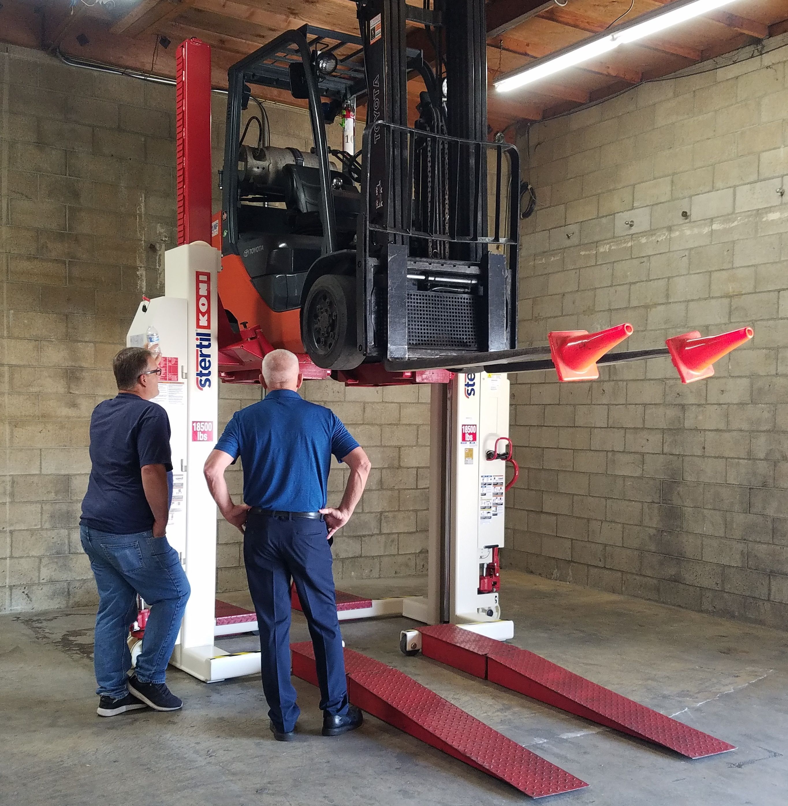 Forklift Maintenance Gets Big Safety Lift From Stertil Koni Engineering Stertil Koni Usa