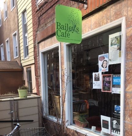 Bailey's Cafe storefront in Brooklyn, NY