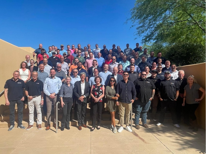 The Stertil-Koni team gathers at the 2024 Distributor Meeting in Tucson, AZ