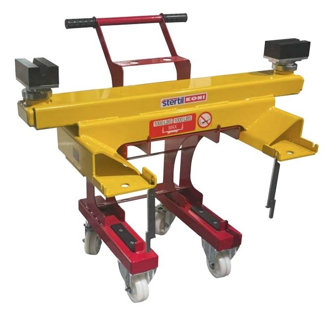 Cab-off adapter for Stertil-Koni mobile column lifts